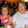 Margaret & John Forwood at the poolside buffet.
