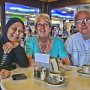 Rosnah, Janice & Phil in the Kopitiam, Kluang