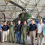 The boys in the old 75 Wksp Hangar during the Garrison visit