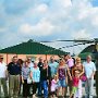 Group photo at end of visit to 882 Regiment, Kluang Garrison