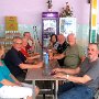 Lunch time, local stalls.