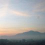 Kluang sunrise with Lambak in background